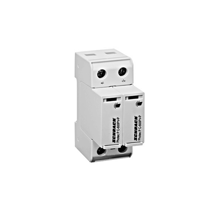 Photovoltaic array surge arrester, 600V DC, 20kA, Schrack
