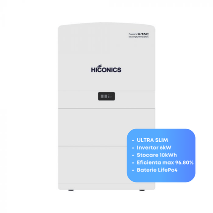 6kW All-in-One Inverter, 10kWh Battery, Hybrid, Hiconics