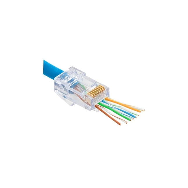 Connecteur RJ-45 EZ Passthrough Cat.5e UTP (100 pièces)