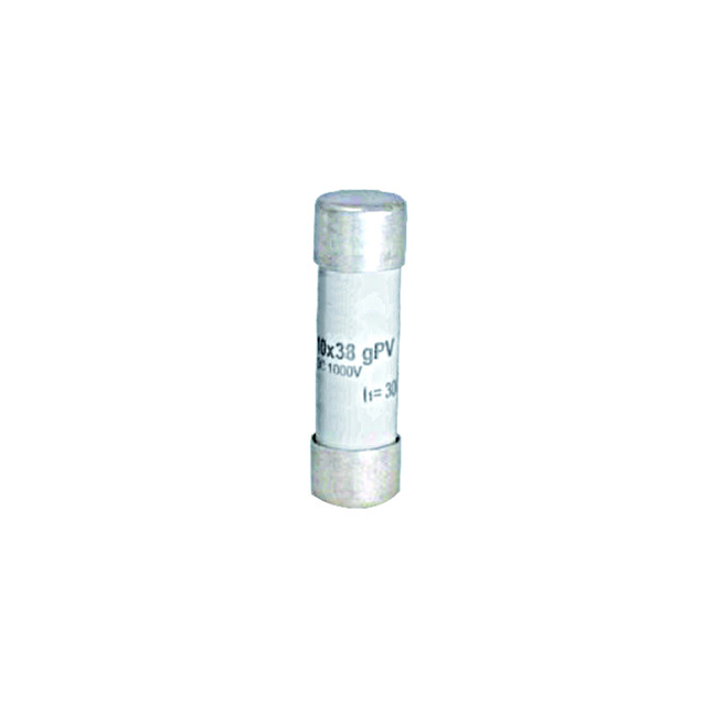 Fusível cilíndrico gPV, 10x38, 16A, 1000V DC, Schrack